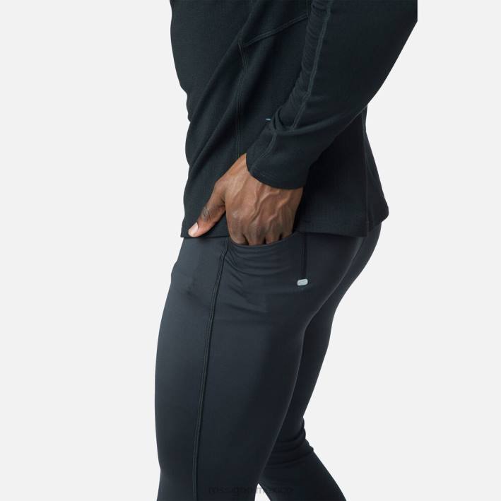 hombres Rossignol mallas para correr ligeras y transpirables HPXL446 fondos negro