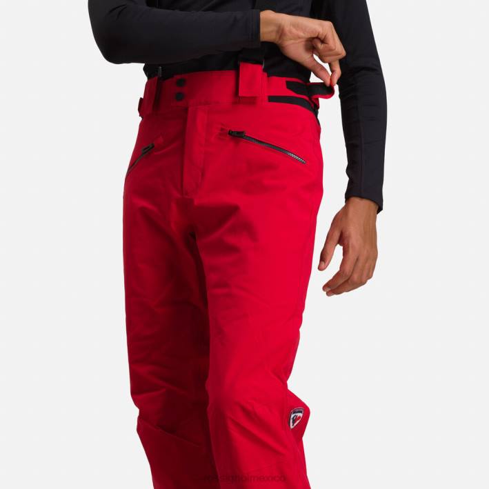hombres Rossignol pantalones de esquí clásicos HPXL100 fondos carmín