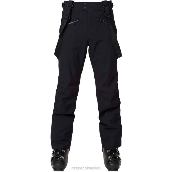 hombres Rossignol pantalones de esquí clásicos HPXL151 fondos negro