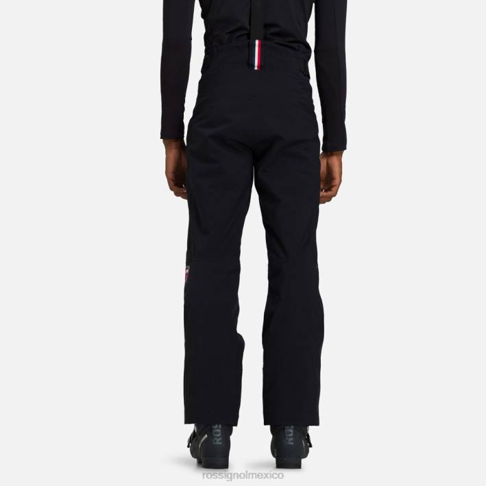 hombres Rossignol pantalones de esquí clásicos HPXL151 fondos negro