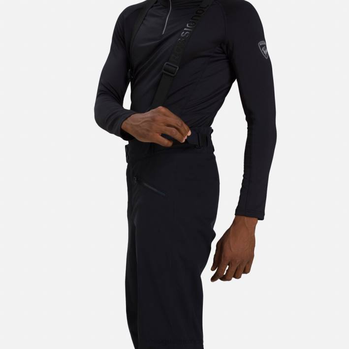 hombres Rossignol pantalones de esquí clásicos HPXL151 fondos negro