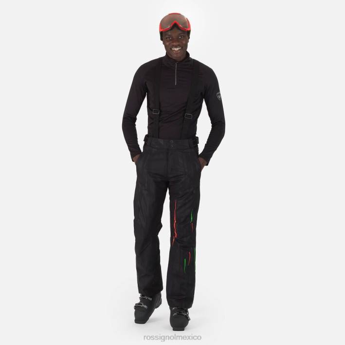 hombres Rossignol pantalones de esquí héroe HPXL134 fondos negro