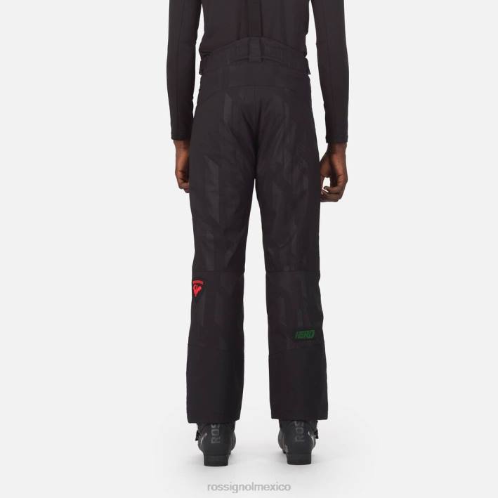 hombres Rossignol pantalones de esquí héroe HPXL134 fondos negro