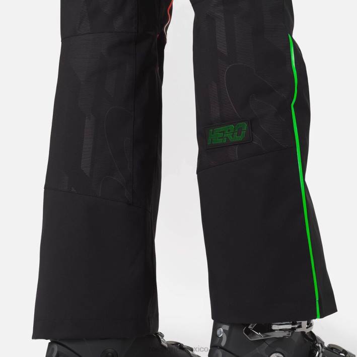 hombres Rossignol pantalones de esquí héroe HPXL134 fondos negro