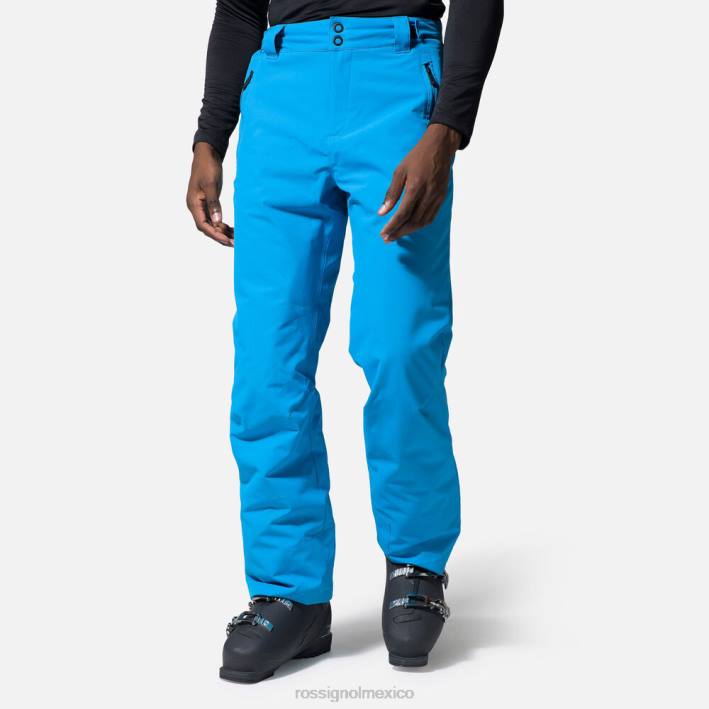 hombres Rossignol pantalones de esquí rápidos HPXL142 fondos azul