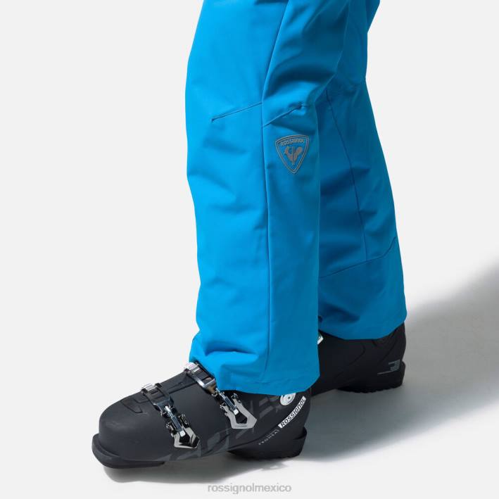 hombres Rossignol pantalones de esquí rápidos HPXL142 fondos azul