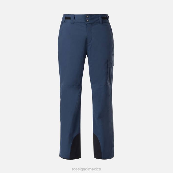hombres Rossignol pantalones de esquí relajados HPXL447 fondos azul marino oscuro