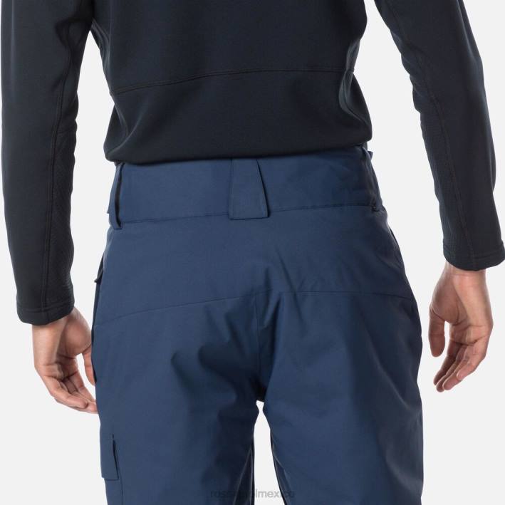 hombres Rossignol pantalones de esquí relajados HPXL447 fondos azul marino oscuro