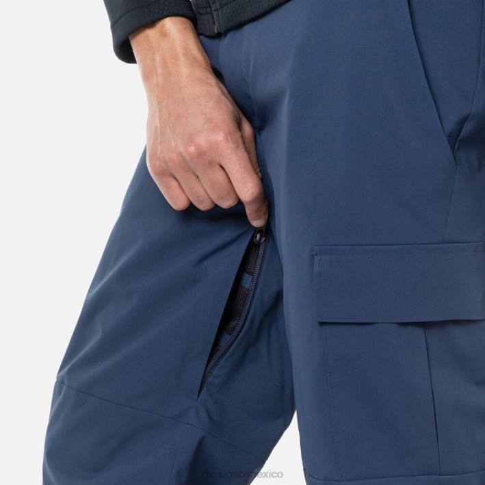 hombres Rossignol pantalones de esquí relajados HPXL447 fondos azul marino oscuro