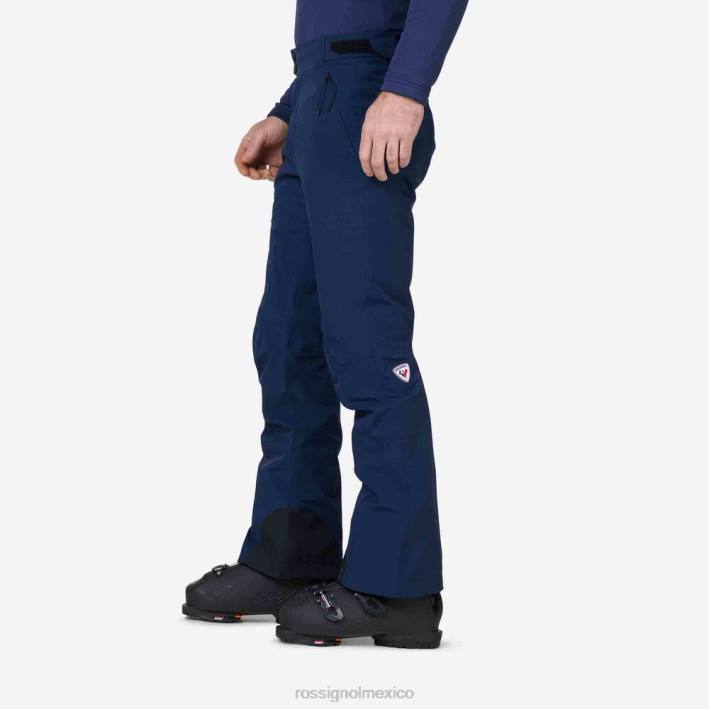 hombres Rossignol reaccionar pantalones de esquí HPXL340 fondos azul marino oscuro