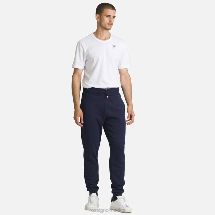 hombres Rossignol pantalones deportivos de lana con logo HPXL414 fondos azul marino oscuro