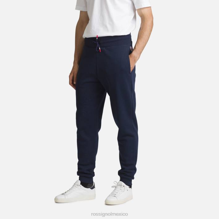 hombres Rossignol pantalones deportivos de lana con logo HPXL414 fondos azul marino oscuro