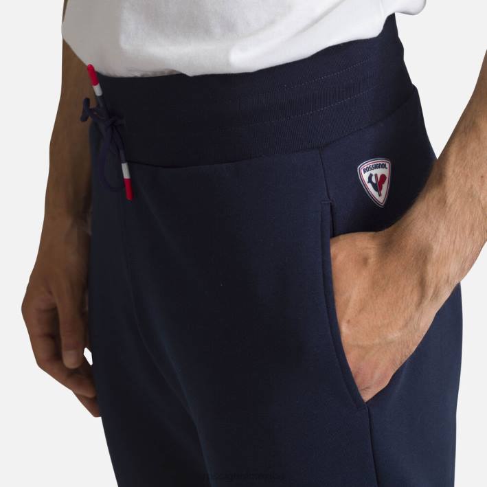 hombres Rossignol pantalones deportivos de lana con logo HPXL414 fondos azul marino oscuro