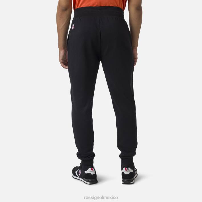 hombres Rossignol pantalones deportivos de lana con logo HPXL425 fondos negro
