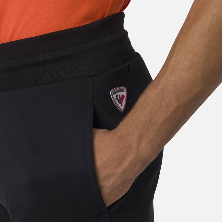 hombres Rossignol pantalones deportivos de lana con logo HPXL425 fondos negro