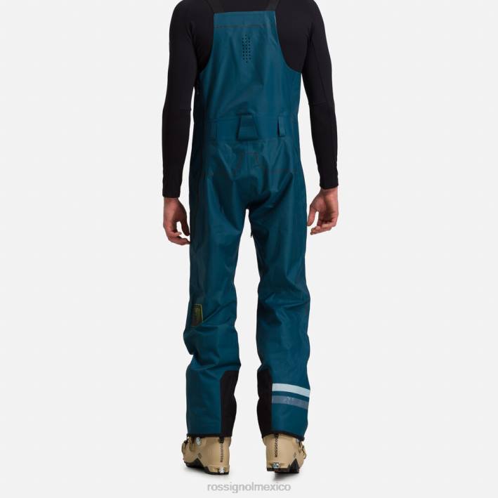 hombres Rossignol pantalones con tirantes atelier s ride free HPXL609 fondos azulejo
