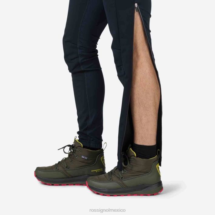 hombres Rossignol pantalones de caparazón suave HPXL274 fondos negro