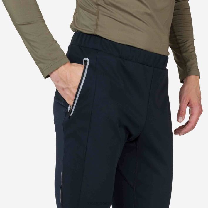 hombres Rossignol pantalones de caparazón suave HPXL274 fondos negro