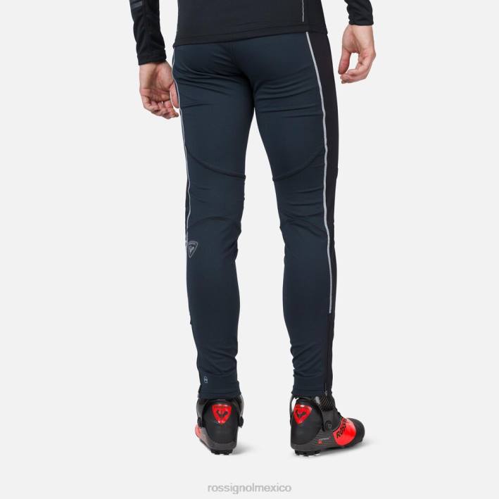hombres Rossignol pantalones de traje HPXL263 fondos negro
