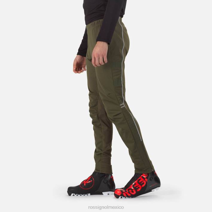 hombres Rossignol pantalones de traje HPXL361 fondos hoja de acino