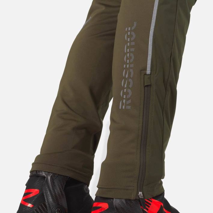 hombres Rossignol pantalones de traje HPXL361 fondos hoja de acino