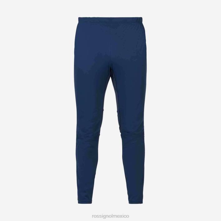 hombres Rossignol pantalones de traje HPXL521 fondos azul marino oscuro