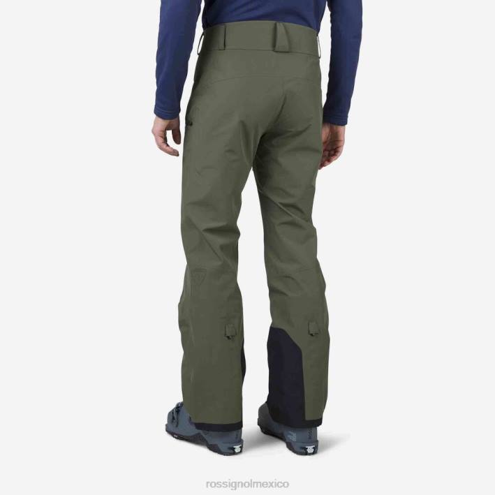 hombres Rossignol pantalones skpr de tres capas HPXL355 fondos hoja de acino