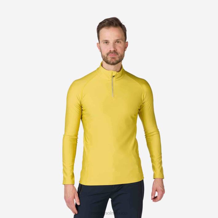 hombres Rossignol camiseta interior classique con media cremallera HPXL595 tapas berro