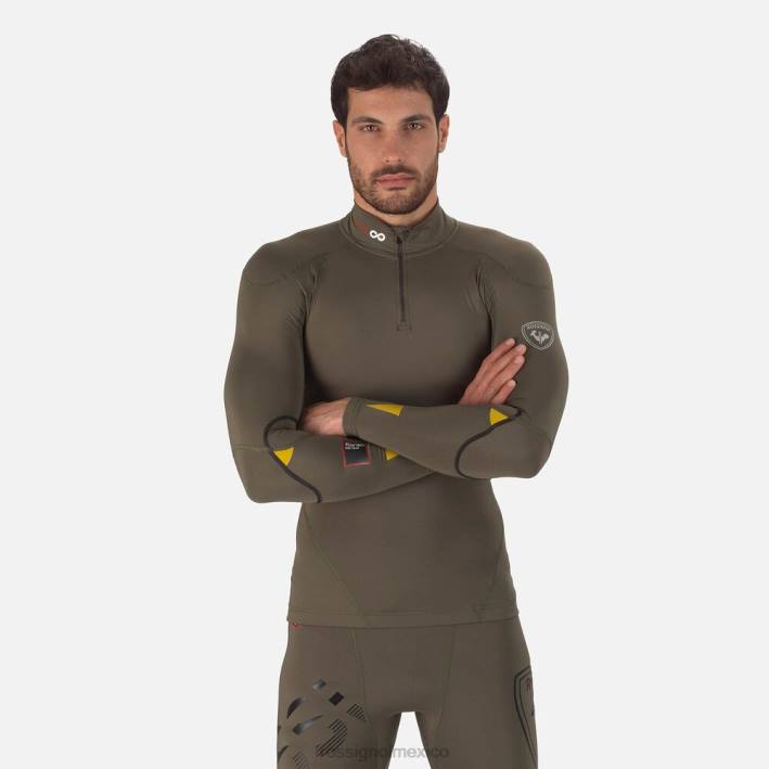hombres Rossignol camiseta de carrera de compresión infini HPXL111 tapas hoja de acino