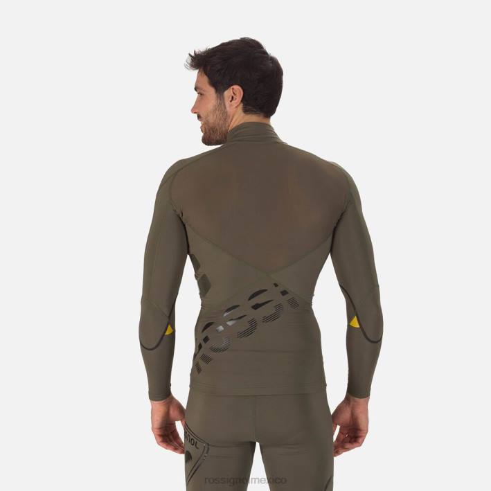 hombres Rossignol camiseta de carrera de compresión infini HPXL111 tapas hoja de acino