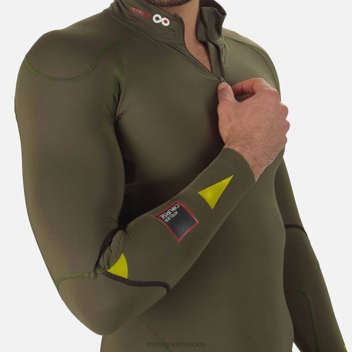 hombres Rossignol camiseta de carrera de compresión infini HPXL111 tapas hoja de acino