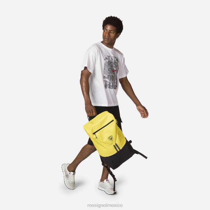 hombres Rossignol Camiseta cómoda de algodón con estampado gráfico. HPXL13 tapas blanco