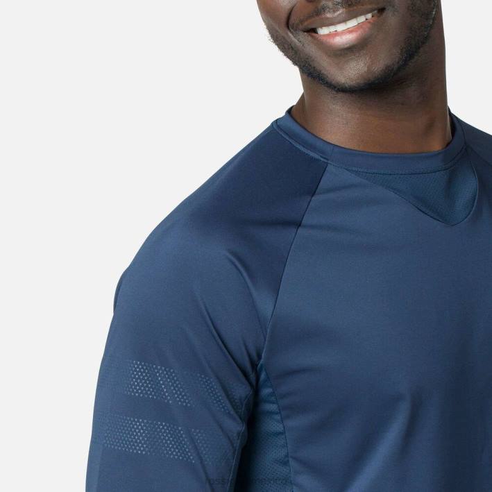 hombres Rossignol Jersey de manga larga y ajuste relajado. HPXL86 tapas azul marino oscuro