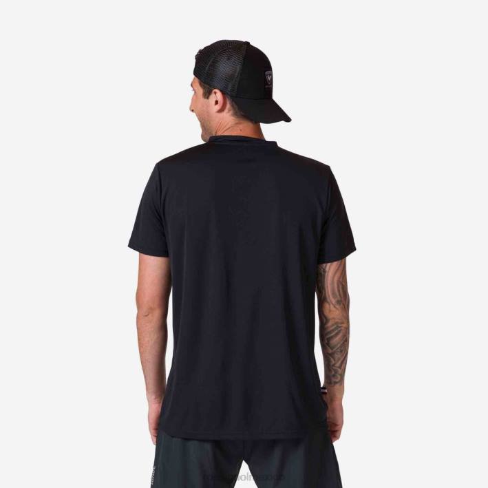 hombres Rossignol camiseta activa HPXL283 tapas negro