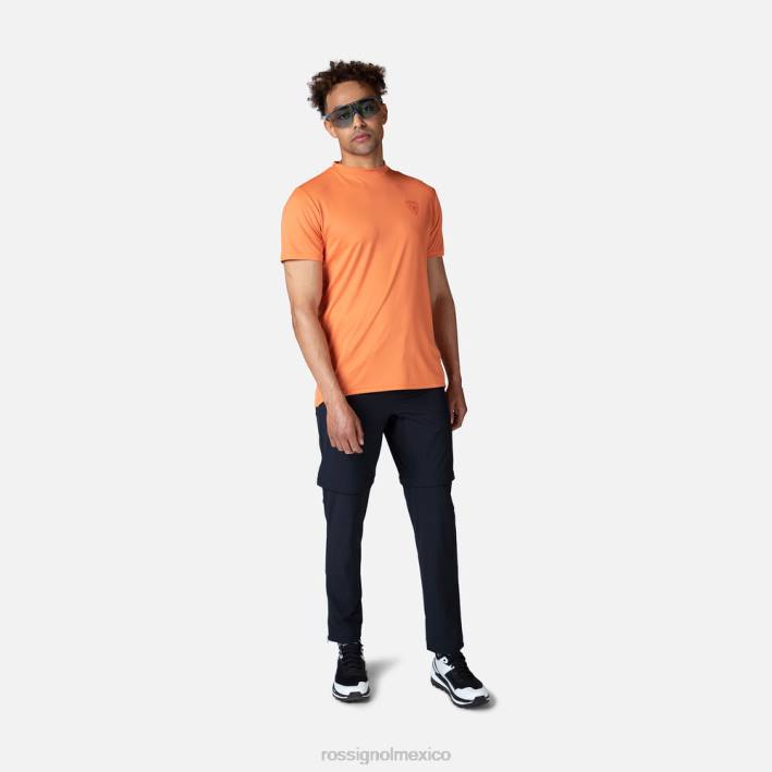 hombres Rossignol camiseta activa HPXL511 tapas naranja llama