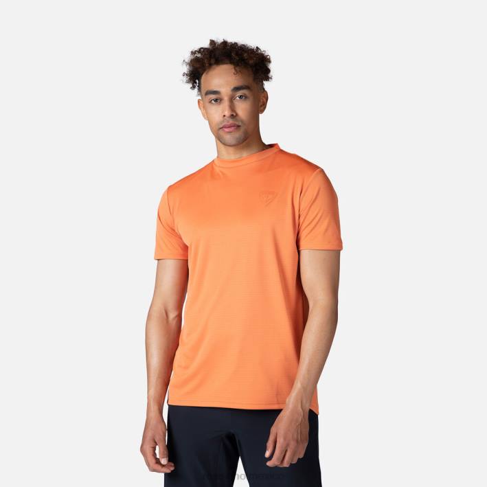 hombres Rossignol camiseta activa HPXL511 tapas naranja llama