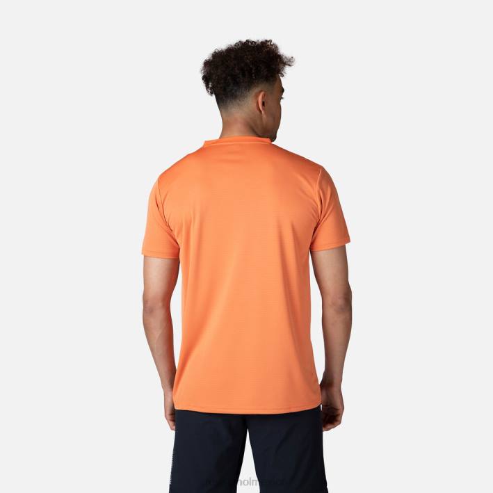 hombres Rossignol camiseta activa HPXL511 tapas naranja llama