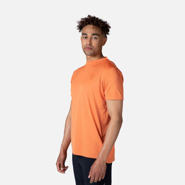 hombres Rossignol camiseta activa HPXL511 tapas naranja llama