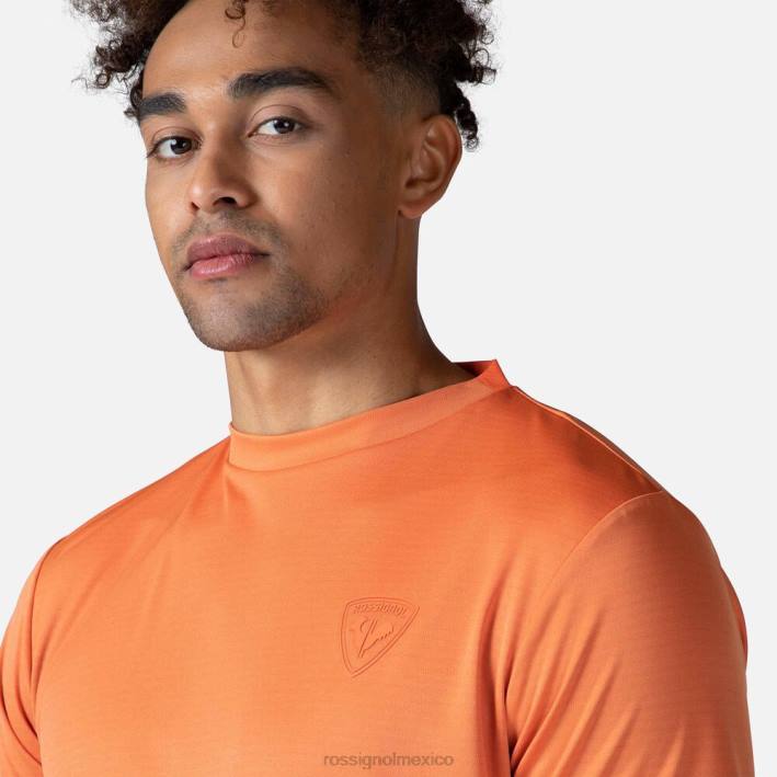 hombres Rossignol camiseta activa HPXL511 tapas naranja llama