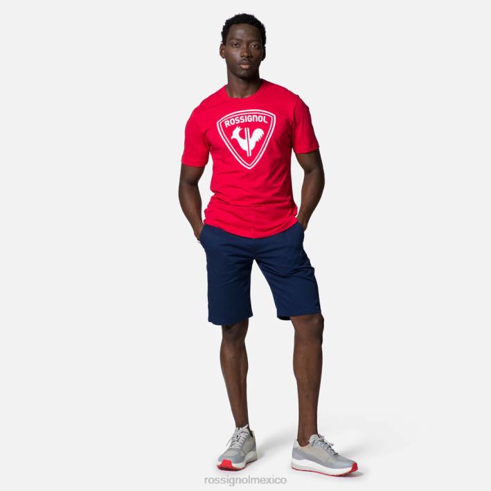 hombres Rossignol camiseta con logo HPXL128 tapas carmín
