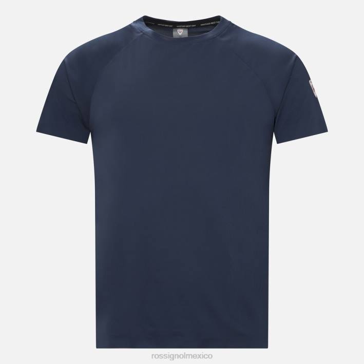 hombres Rossignol camiseta ligera y transpirable HPXL140 tapas azul marino oscuro