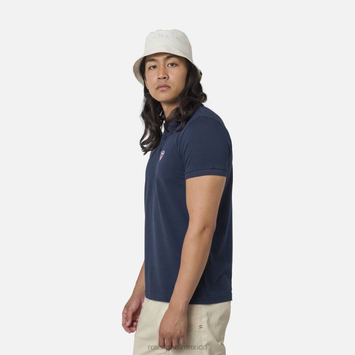 hombres Rossignol polo con logo HPXL290 tapas azul marino oscuro
