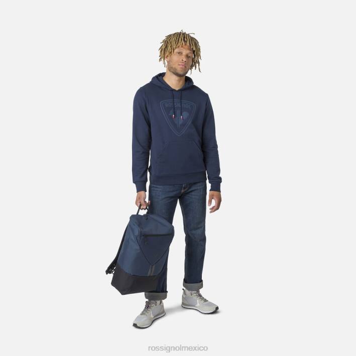 hombres Rossignol sudadera con capucha y logo HPXL65 tapas azul marino oscuro