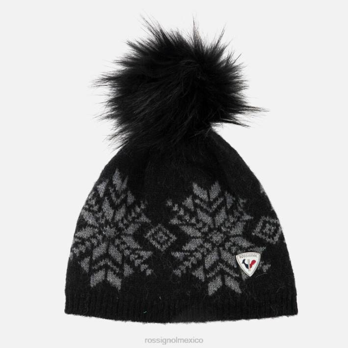 mujer Rossignol gorro de copo de nieve HPXL720 accesorios negro