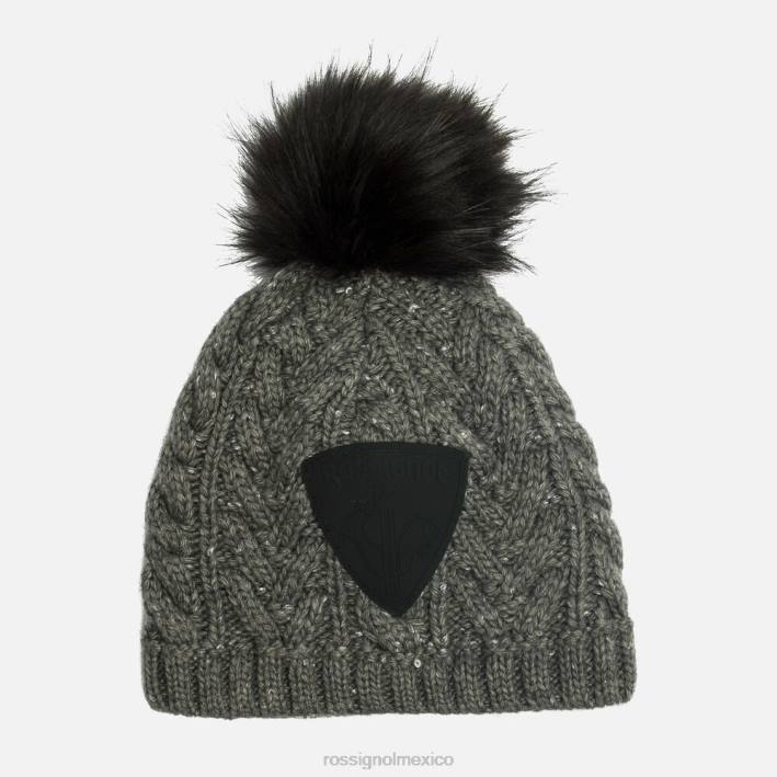 mujer Rossignol gorro jcc helado HPXL994 accesorios cuero gris