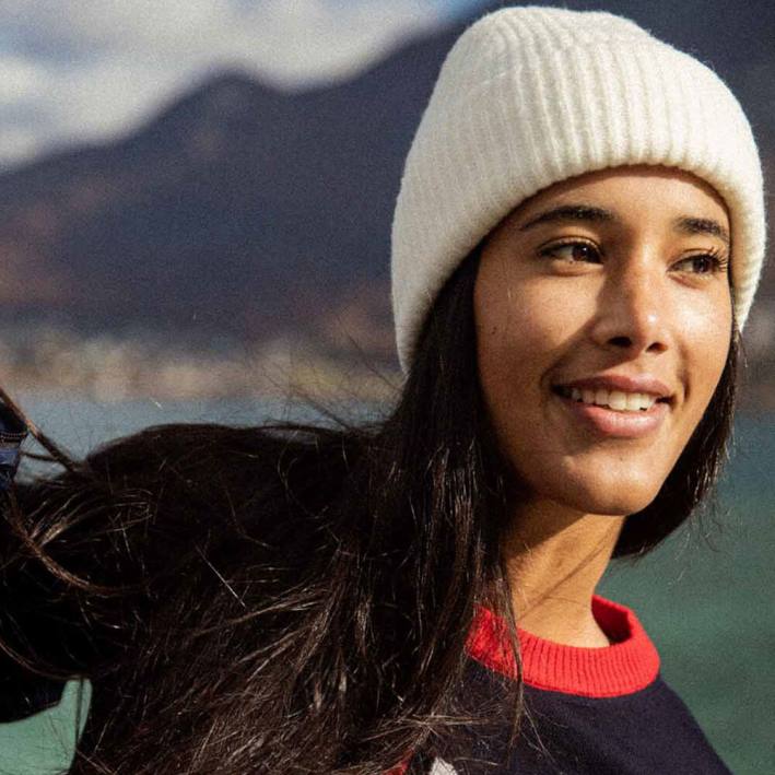 mujer Rossignol gorro ópalo HPXL1123 accesorios blanco