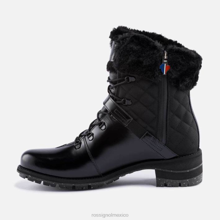 mujer Rossignol botas edición 1907 megeve HPXL741 calzado negro