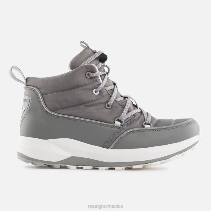 mujer Rossignol zapatos impermeables de resort HPXL851 calzado gris medio