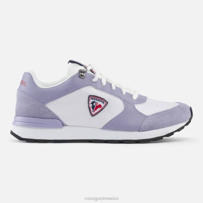 mujer Rossignol zapatillas Heritage color lavanda HPXL843 calzado gris lavanda