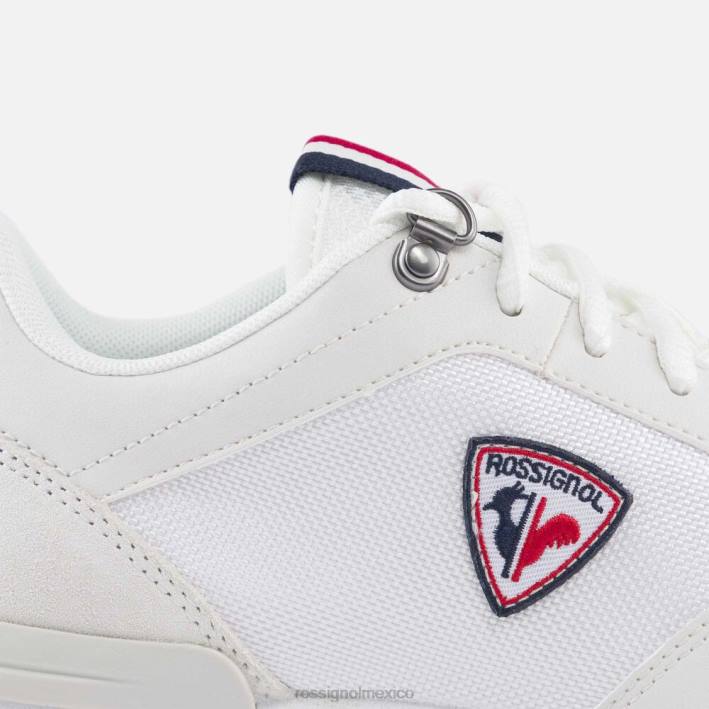 mujer Rossignol zapatillas patrimoniales HPXL701 calzado blanco